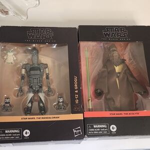 New Star Wars Black Series The ACOLYTE Jedi Master + IG-12 &  GROGU